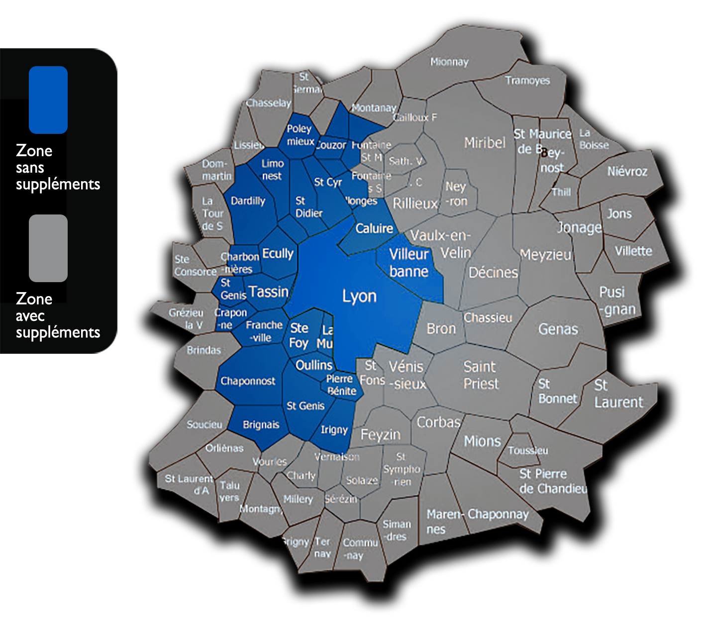 carte des zones carte des zones